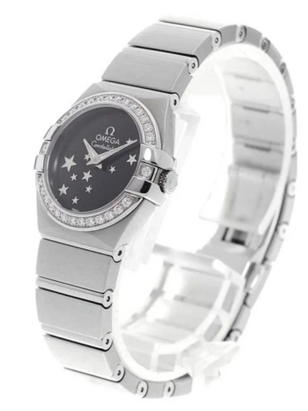 OMEGA Constellation Blush 123.15.24.60.01.001 Diamond Bezel Quartz Ladies_965286